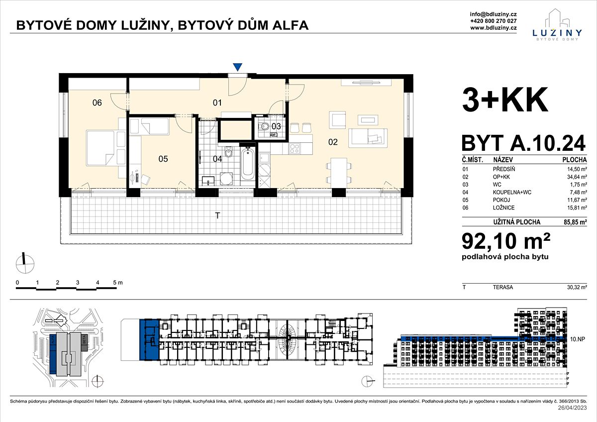Prodej bytu 3+kk 92 m² – fotografie 4