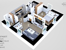 Prodej bytu 2+1 52 m² (Loft)