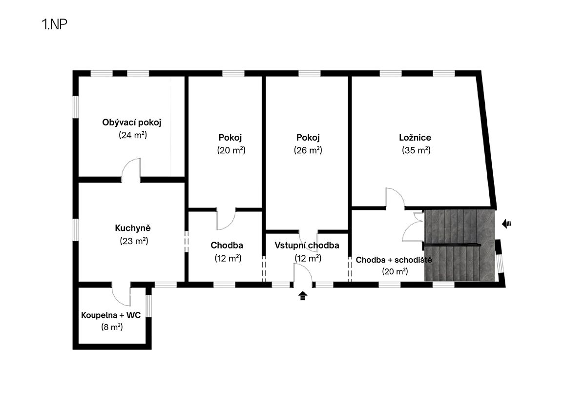 Prodej rodinného domu 373 m², pozemek 1106 m² – fotografie 4