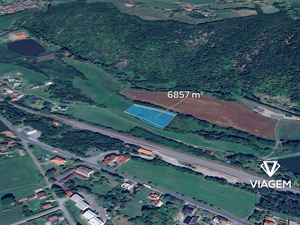 Prodej pole 6857 m², Jince – fotka 1 z 3