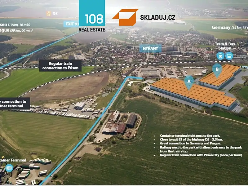 Pronájem skladového prostoru 15000 m², Úherce – náhled fotky 2
