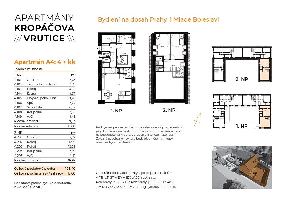 Prodej bytu 4+kk 108 m² – fotografie 5