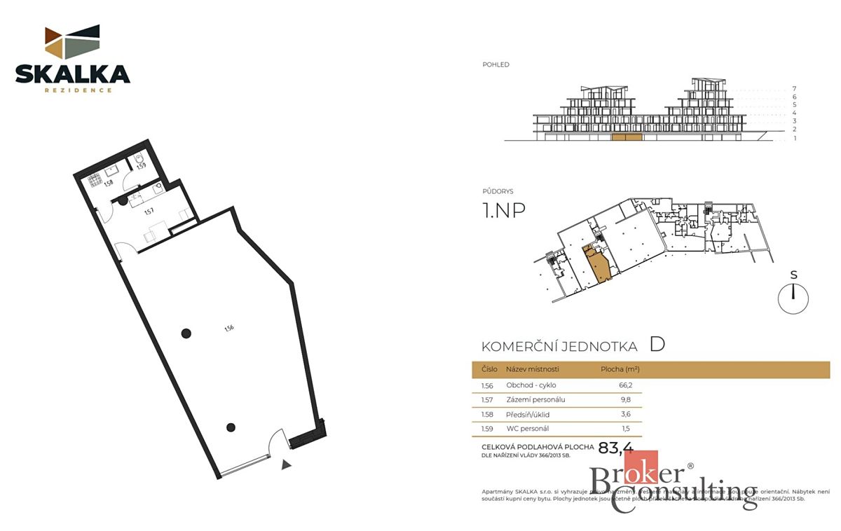 Prodej obchodního prostoru 82 m² – fotografie 3