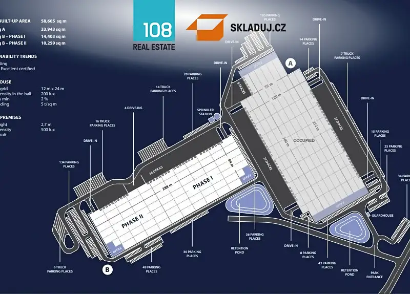 Pronájem skladového prostoru 15000 m², Úherce – náhled fotky 3