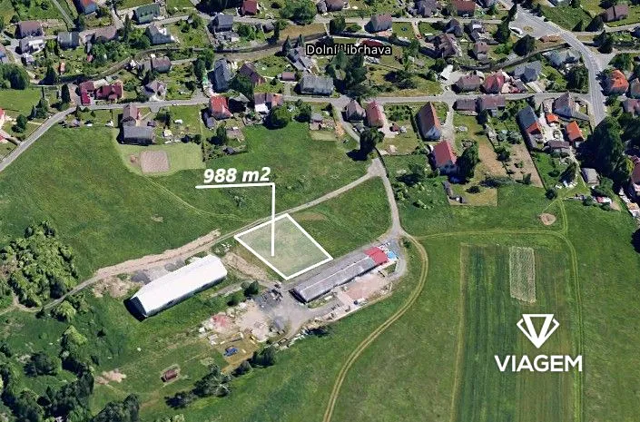 Prodej stavebního pozemku 988 m²