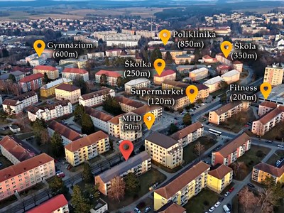 Prodej bytu 2+1 48 m² (Jednopodlažní)