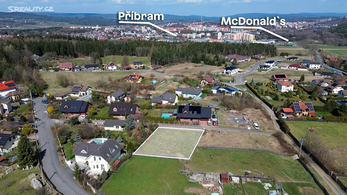 Prodej stavebního pozemku 800 m², Příbram