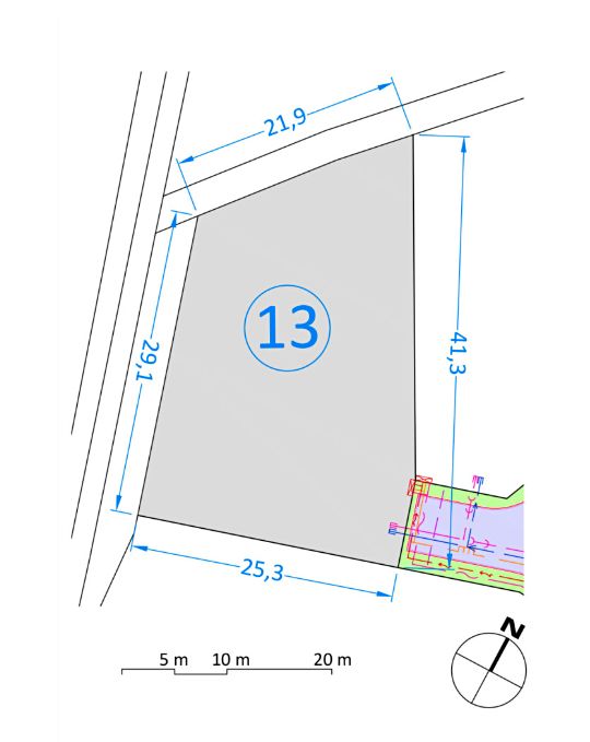 Prodej stavebního pozemku 817 m²