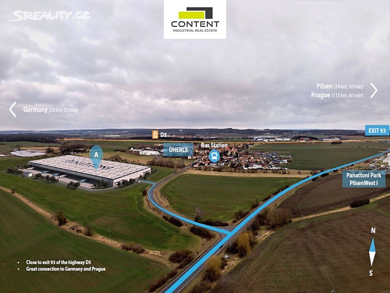Pronájem skladového prostoru 5 000 m² – další