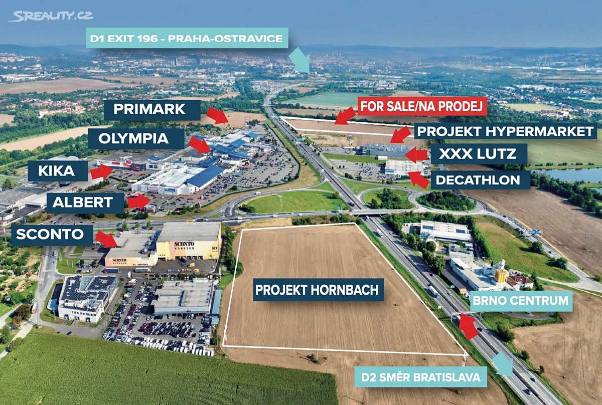 Prodej komerčního pozemku 7000 m² – pohled 4