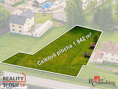 Prodej stavebního pozemku 1942 m²