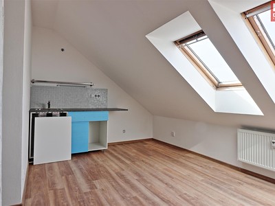 Pronájem bytu 1+kk 19 m² (Podkrovní)