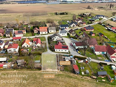 Prodej  zahrady 356 m²