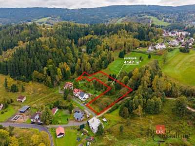 Prodej  stavebního pozemku 4 147 m² — photo 2