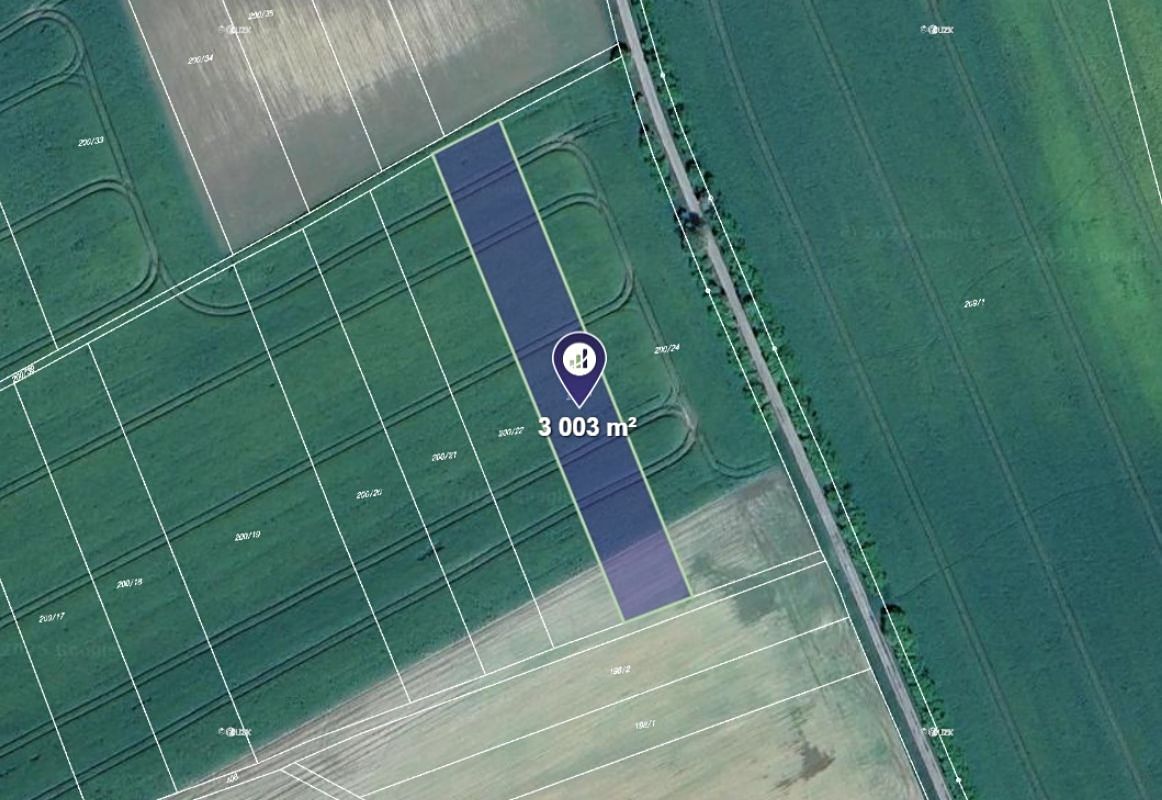 Prodej pole 3012 m², Hřebečníky – fotka 1 z 3