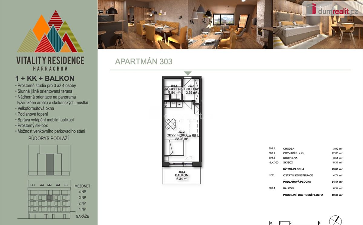 Prodej bytu 1+kk 31 m² – fotografie 3