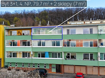 Prodej bytu 3+1 71 m²