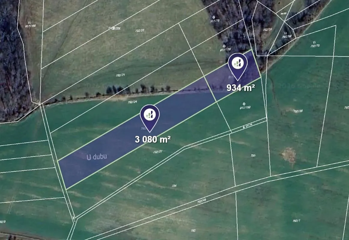Prodej podílu 3/4 pole 4448 m²