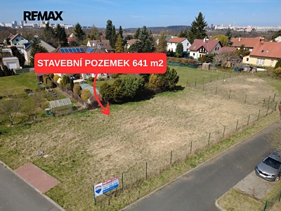 Prodej  stavebního pozemku 641 m²