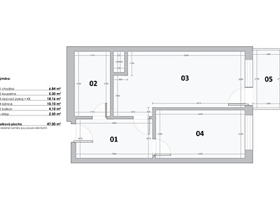 Prodej bytu 2+kk 47 m² — photo 4