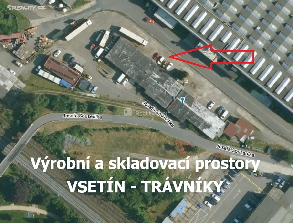 Prodej výrobní haly, prostoru 580 m², Josefa Sousedíka