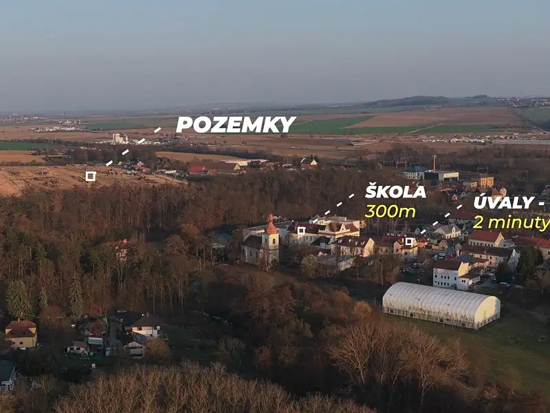 Prodej stavebního pozemku 811 m², Úvaly – náhled fotky 2