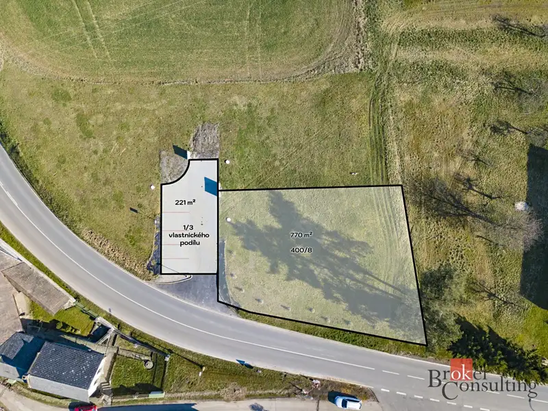 Prodej stavebního pozemku 770 m², Máslojedy – náhled fotky 2