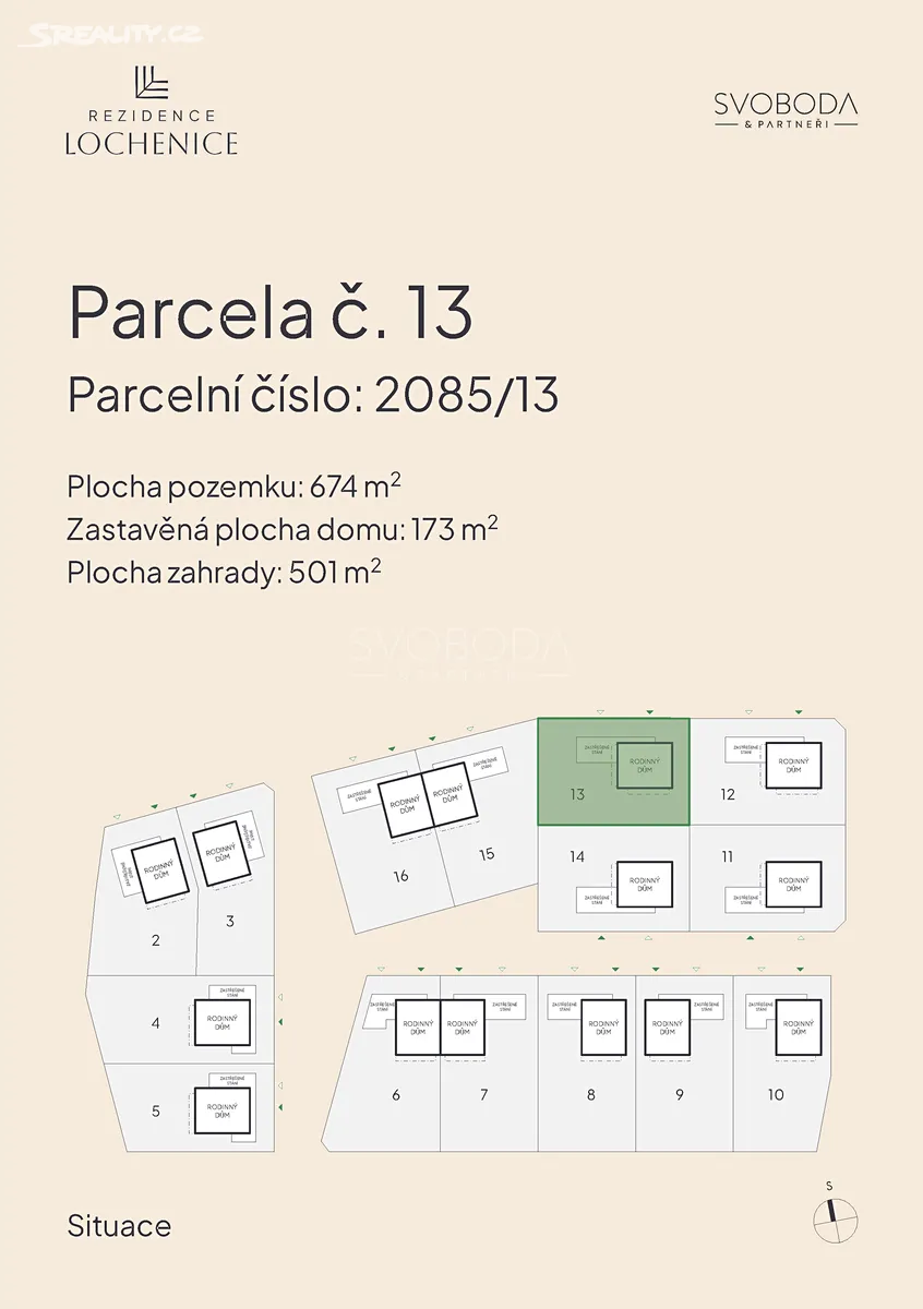 Prodej stavebního pozemku 674 m² – pohled 6