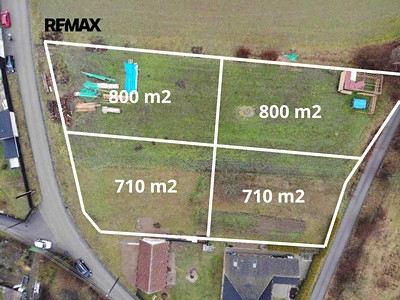 Prodej  stavebního pozemku 710 m²
