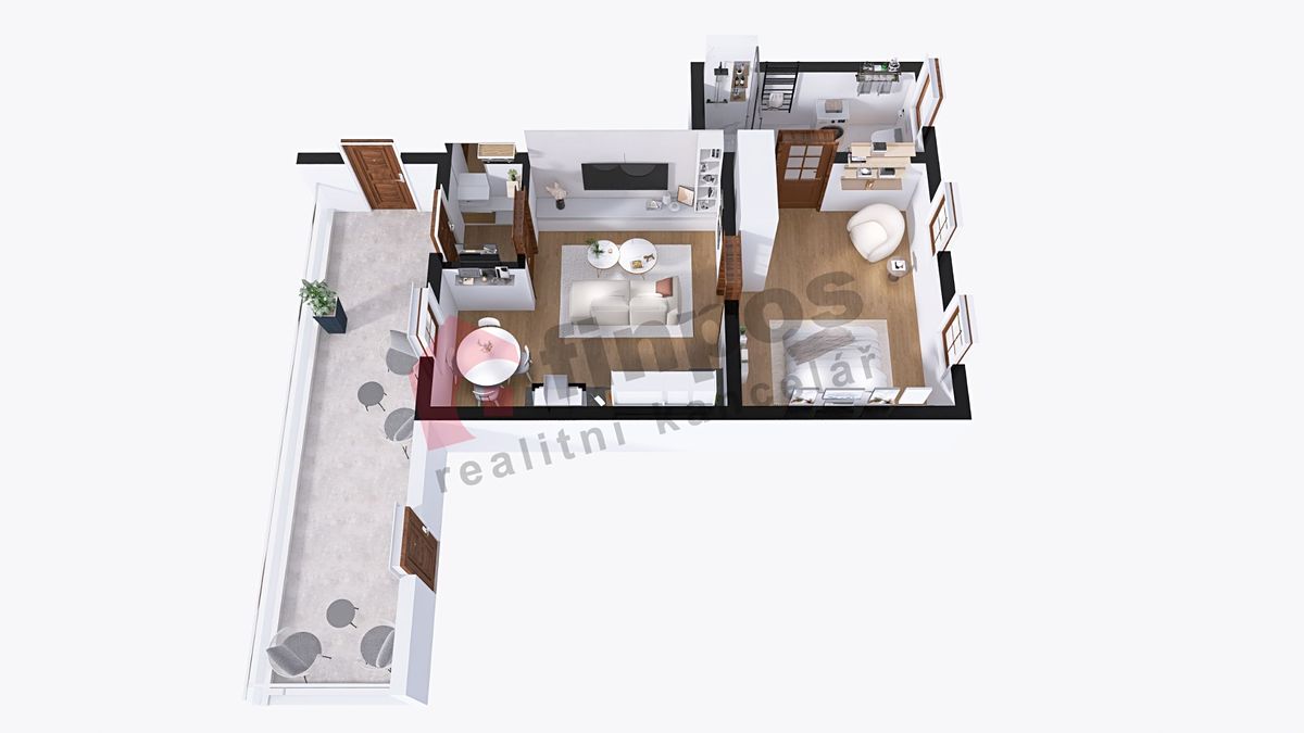 Prodej bytu 2+kk 100 m² (Podkrovní)
