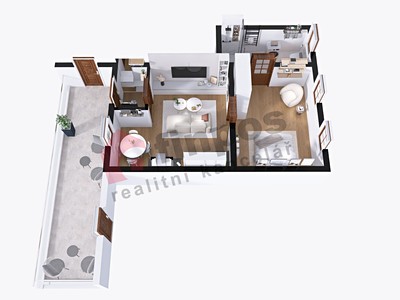 Prodej bytu 2+kk 100 m² (Podkrovní)