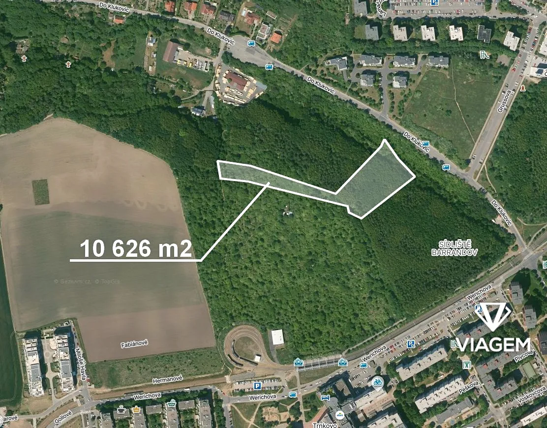 Prodej komerčního pozemku 10626 m²