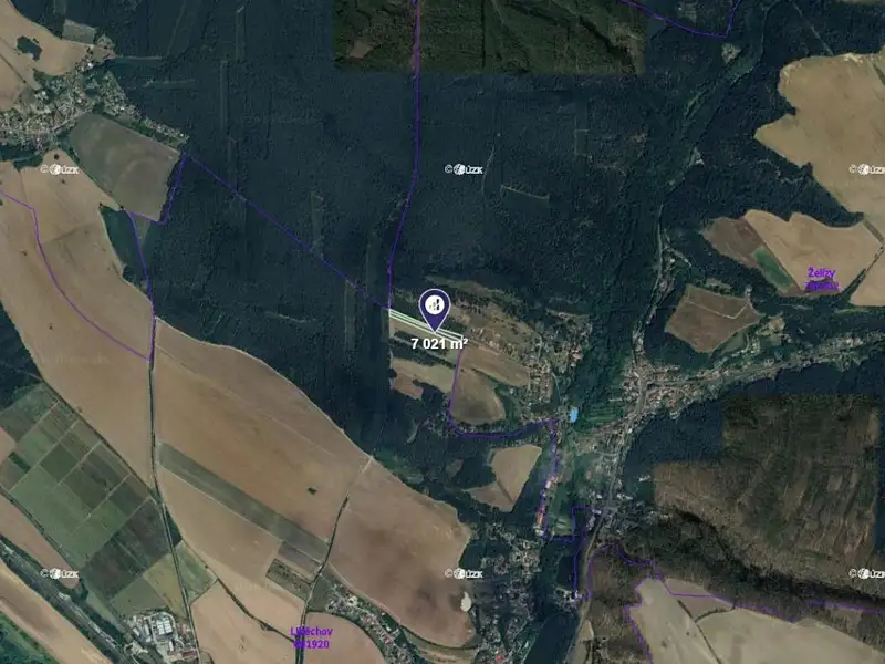 Prodej pole 7021 m², Liběchov – náhled fotky 2