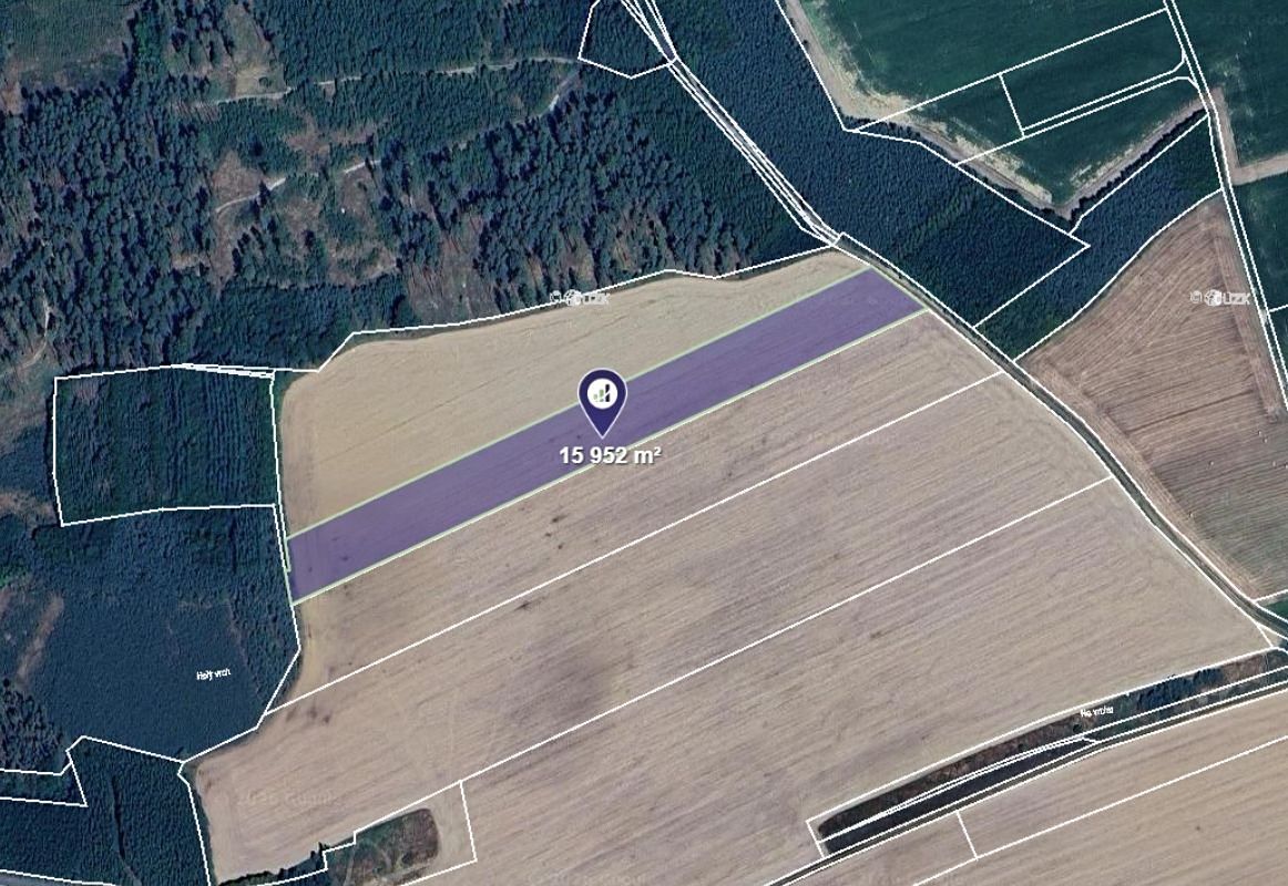 Prodej pole 15952 m², Břasy – fotka 1 z 3