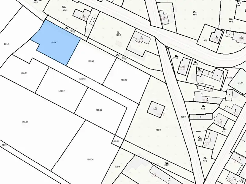 Prodej stavebního pozemku 1050 m², Dobrovice – náhled fotky 1