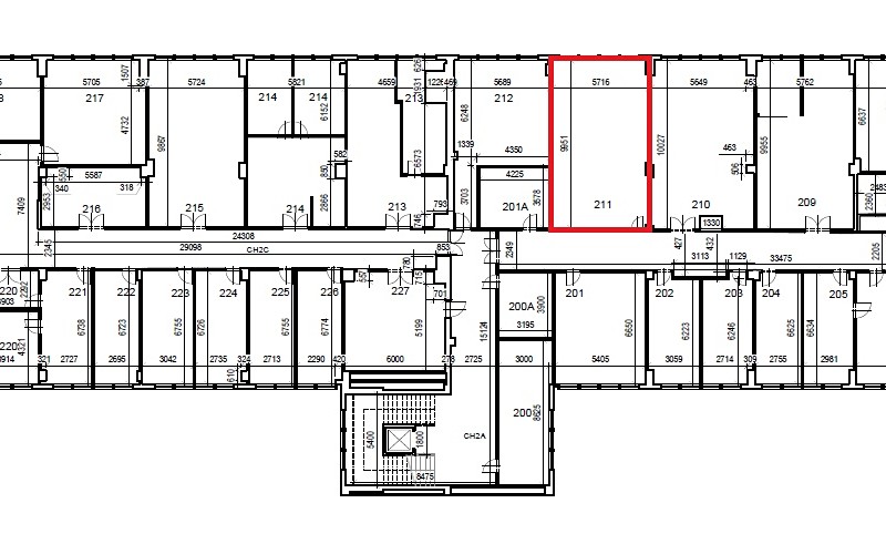 Pronájem kanceláře 56 m² – pohled 4