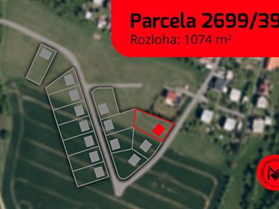 Prodej stavebního pozemku 1074 m²