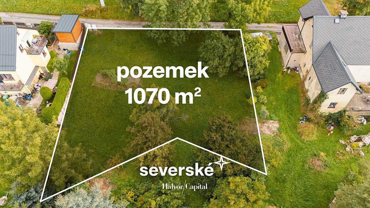 Prodej stavebního pozemku 1070 m²