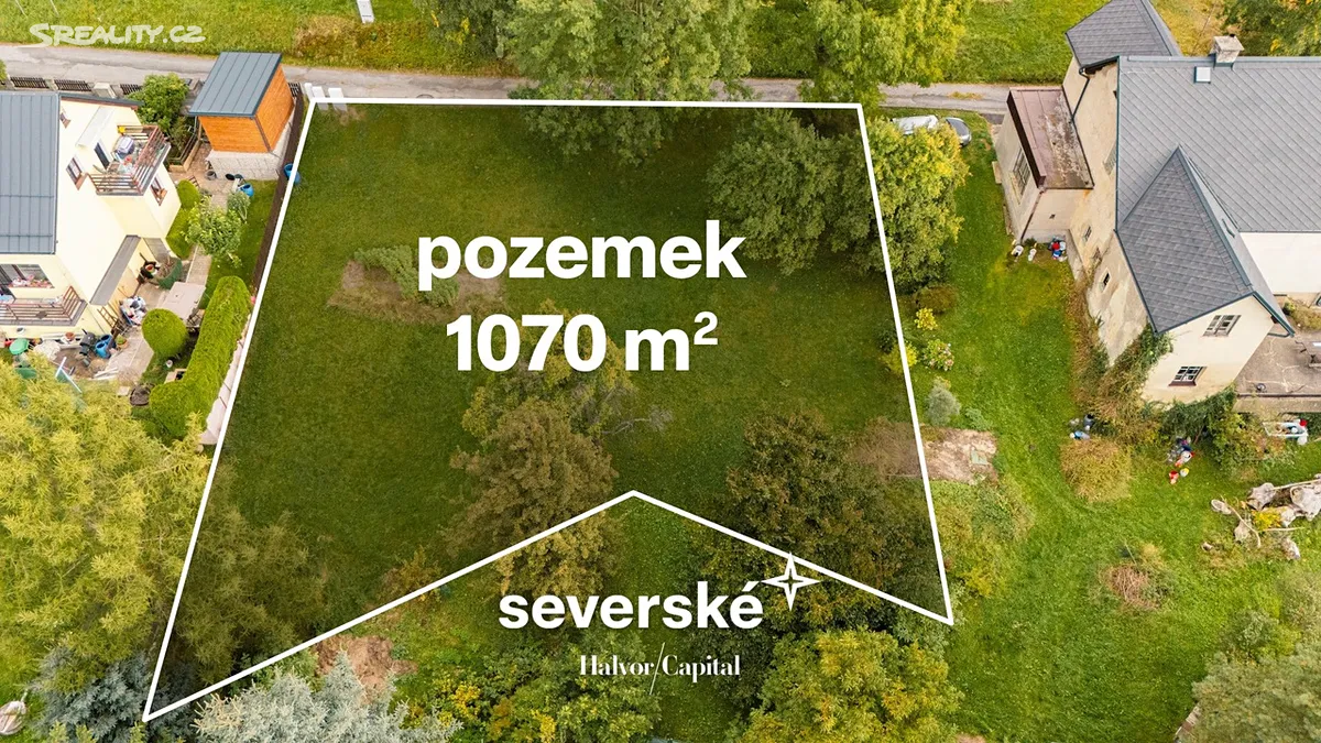 Prodej stavebního pozemku 1070 m², Liberec