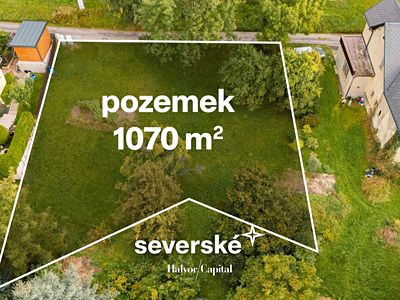 Prodej stavebního pozemku 1070 m²