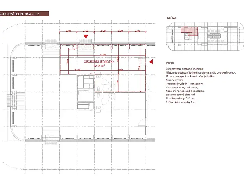 Pronájem obchodního prostoru 82 m², Kladno – náhled fotky 3