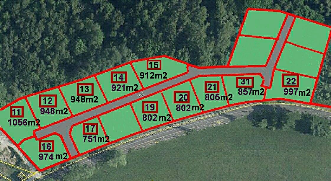 Prodej stavebního pozemku 802 m² – fotografie 2