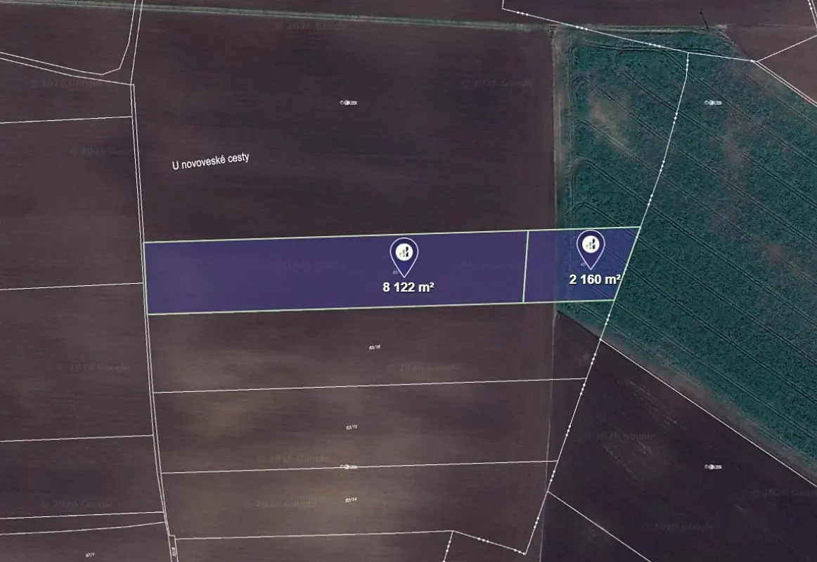 Prodej pole 10282 m²