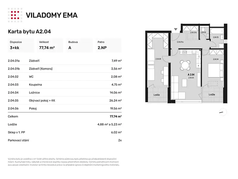 Prodej bytu 3+kk 78 m², Ostrava – náhled fotky 2