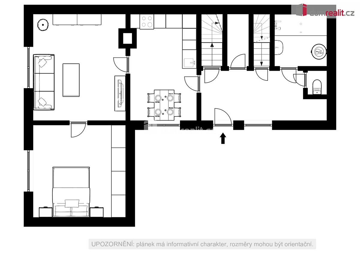Prodej rodinného domu 68 m², pozemek 394 m² – fotografie 4
