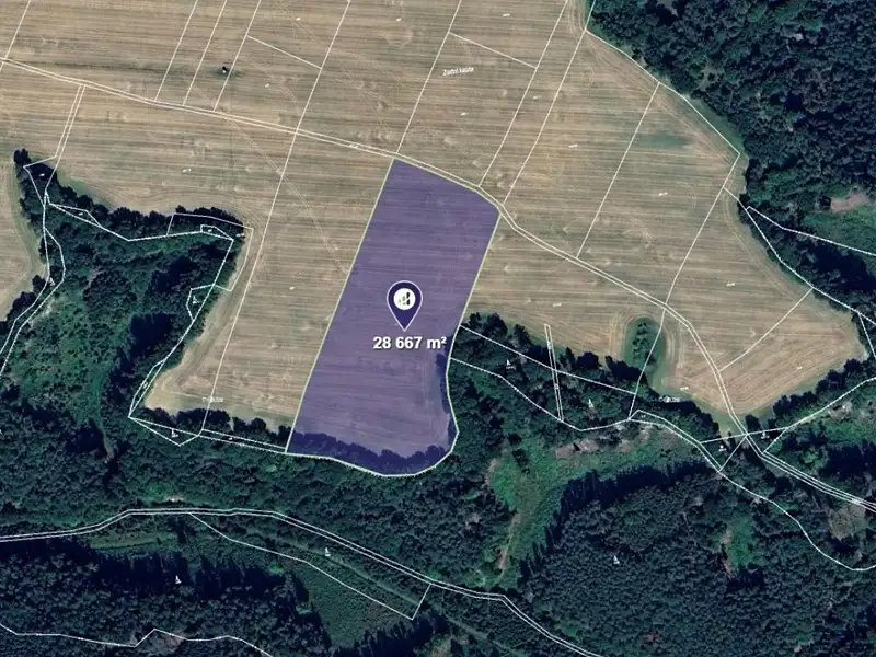 Prodej pole 28667 m², Dobřeň – náhled fotky 1