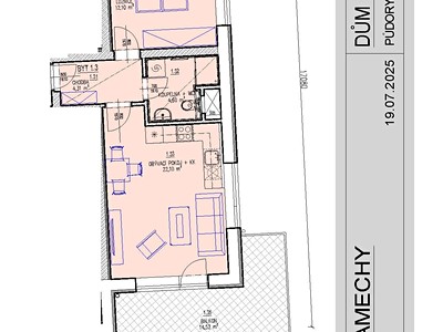 Prodej bytu 2+kk 43 m²