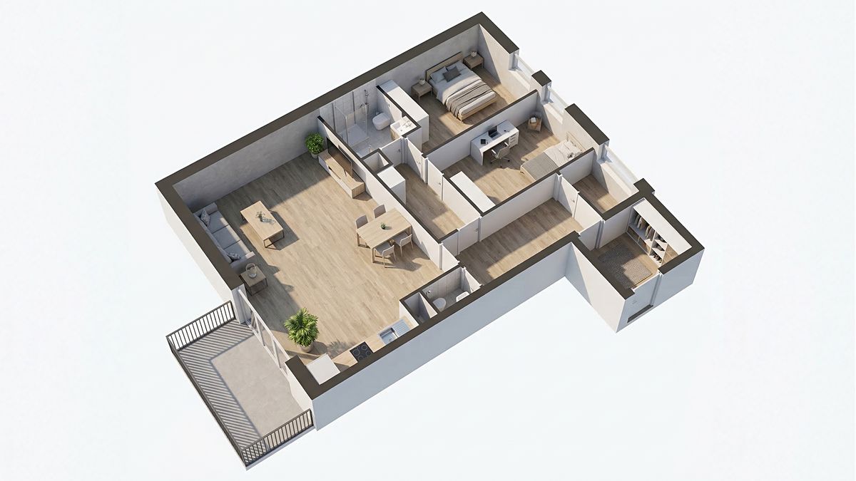 Prodej bytu 3+kk 100 m² – fotografie 3