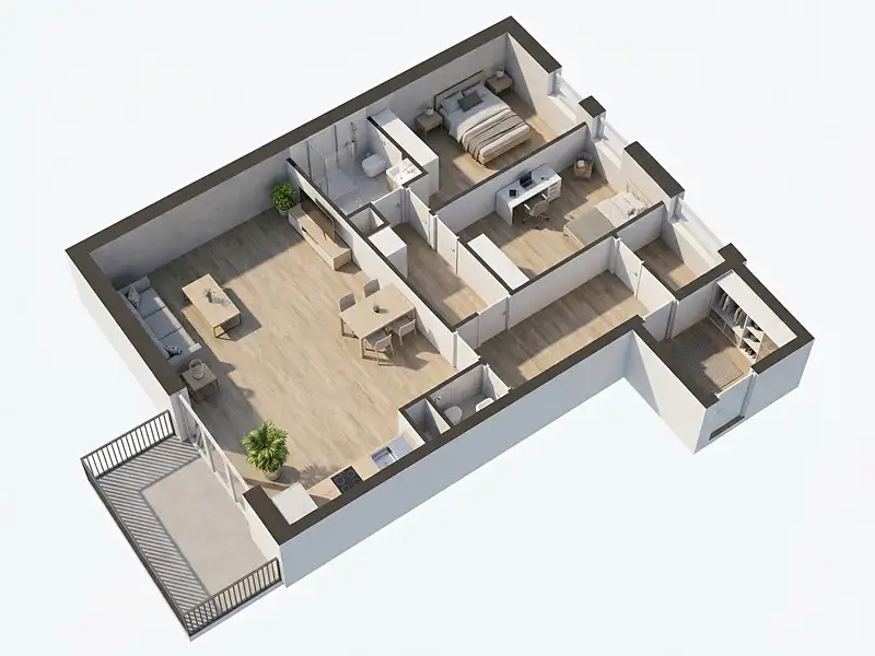 Prodej bytu 3+kk 100 m², Hradec Králové – náhled fotky 3