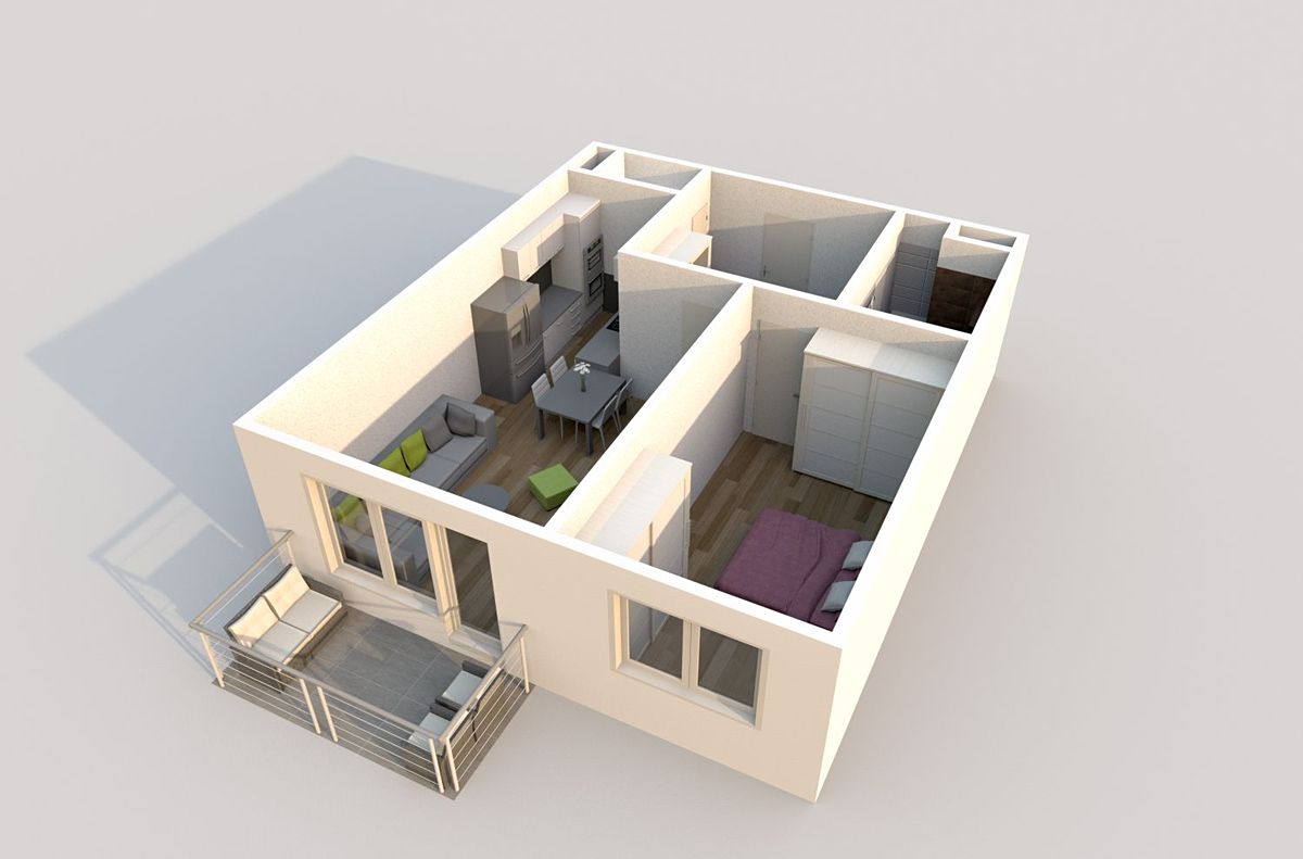 Prodej bytu 2+kk 62 m² – fotografie 4